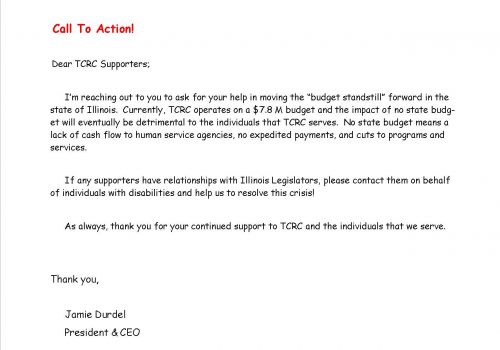 *President & CEO’s Call to Action
